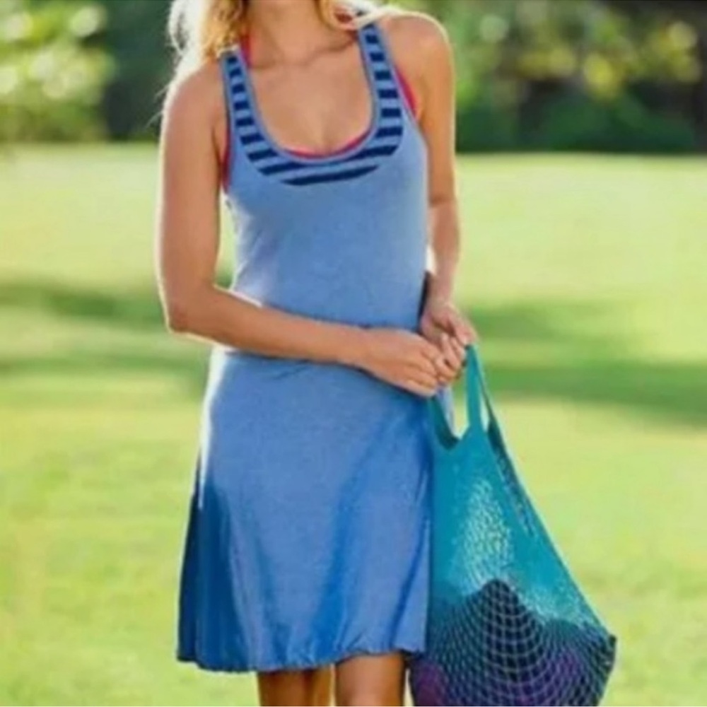 Athleta / Double Dip Bubble reversable tank dress S